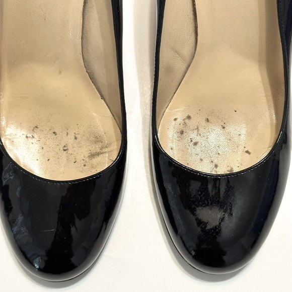 KATE SPADE Heels Women’s Size 9.5 AA Patent Black Pump Shoes - Picture 9 of 14